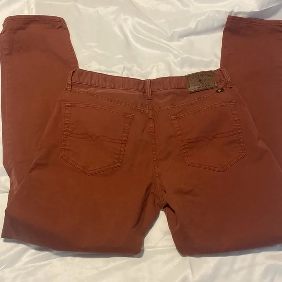 Men’s lucky brand rust red pants - Picture 3 of 5